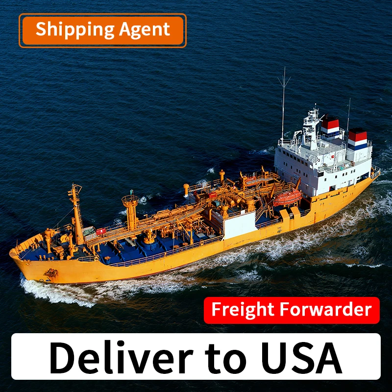 International door to door courier service 20ft 40ft lcl fcl sea freight forwarder shipping rates from china to usa