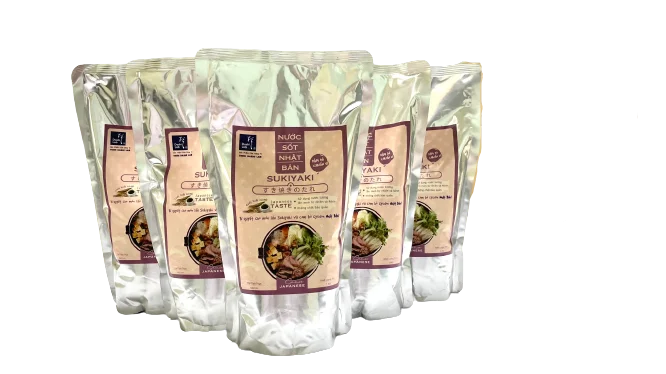 Vietnam High Quality OEM Private Label Japanese Beef Hotpot Sauce Sukiyaki Sauce With 1kg Sachet And Bottle Packing