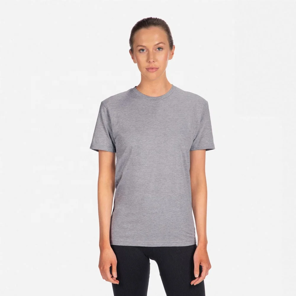 Next Level Apparel Knitted Plain Black Bulk T Shirt with Logo Customize Breathable Next Level 3600 Premium Tee