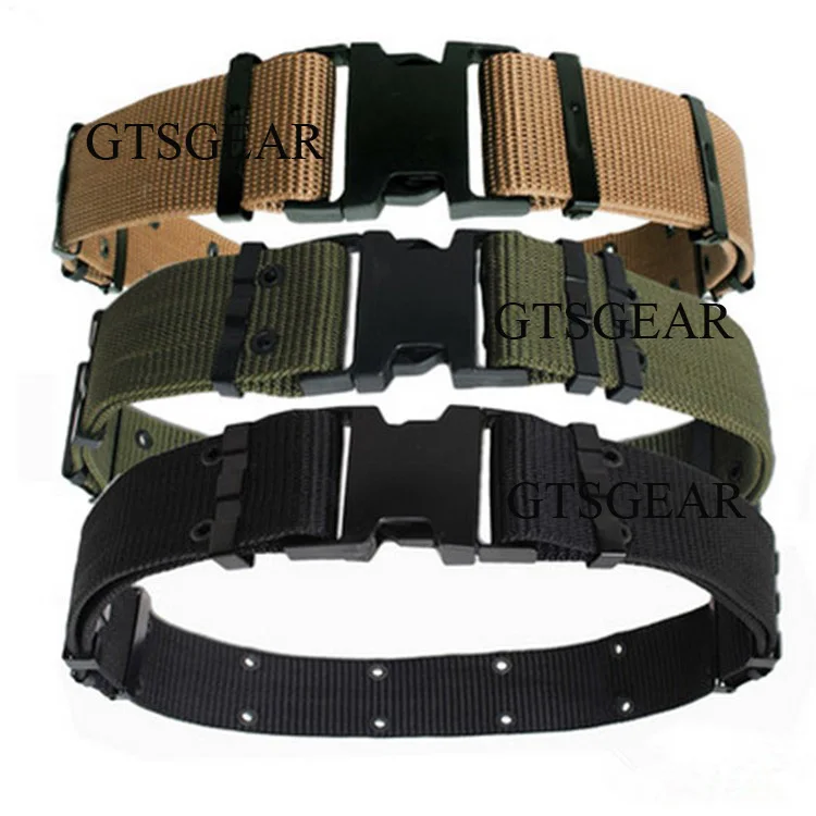 Factory direct sales BL05 outer belt Nylon black outdoor belt tactical belt thickened rollers riding