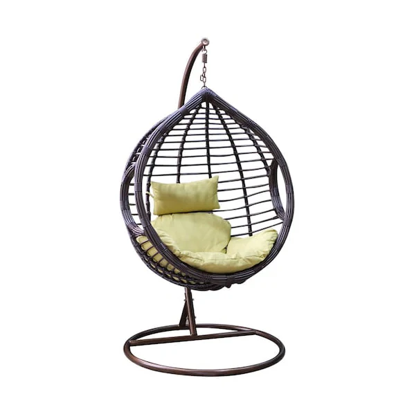 Wicker Furniture Egg Shape Swing Chair/ Garden Hanging Chairs / Factory Supply Buy 4 Get 1 Free Original Patio Rattan