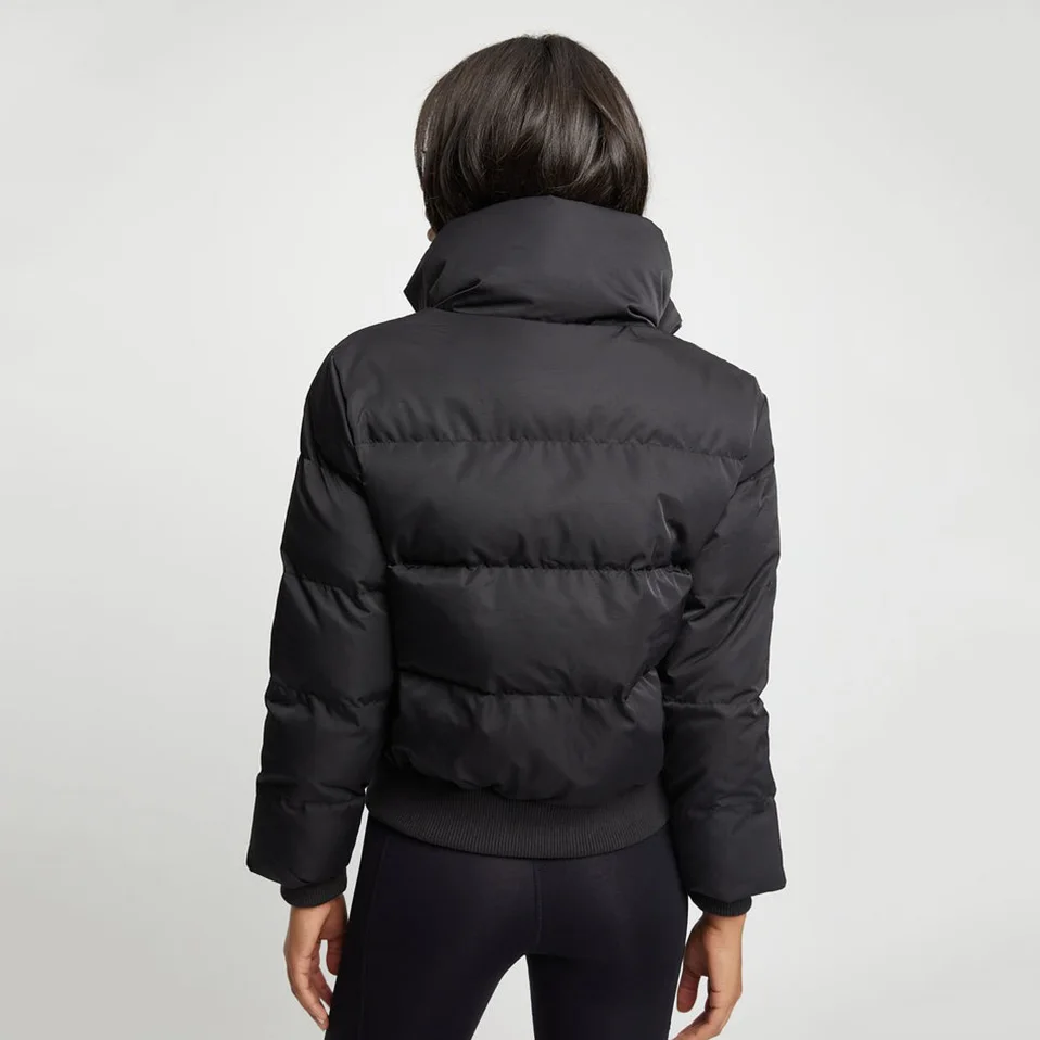 Oem Service Custom Made High Quality Black & Green Color Bubble Jacket Trending Latest Puffer Jacket