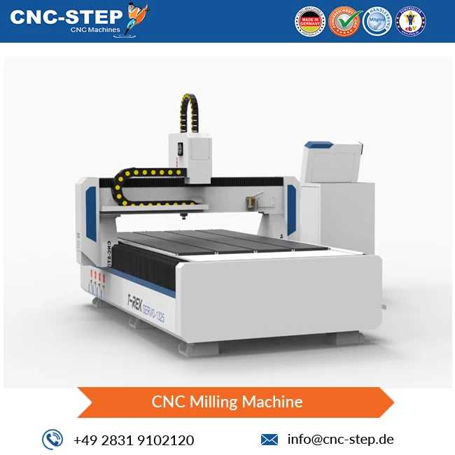 Advanced Technology Efficient T-Rex Servo-1325 Portal CNC Milling Machine with Control Panel from Germany Origin Manufacturer