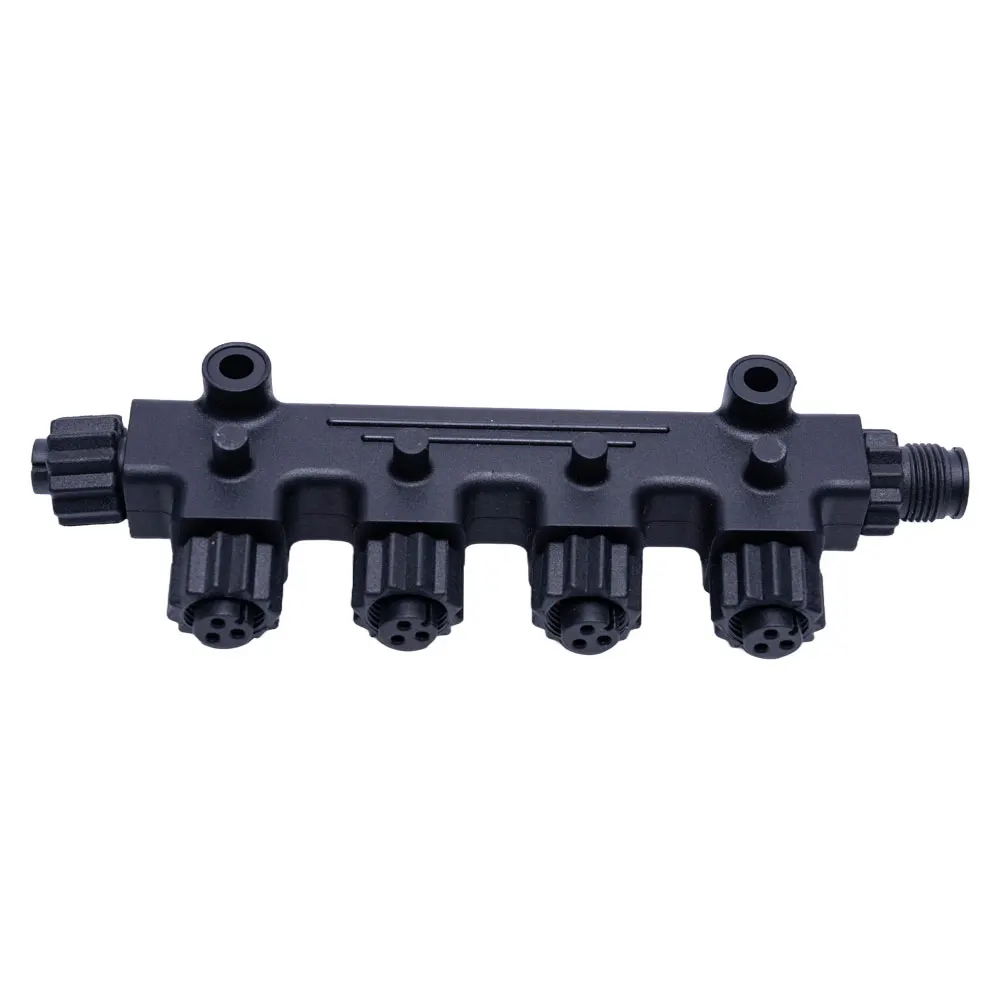 M12 field installable assembly connector screw in type