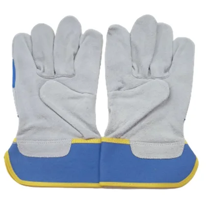 Canadian Gloves of Cow Split Leather Hand Safety Gloves Used For Construction Work For Men  Rigger Gloves Work