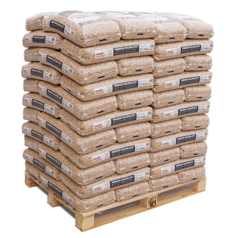 Hot Sale wood pellets in 15kg bags EN plus-A1 6mm/8mm Fir, Pine, Beech wood pellets in 15kg bags