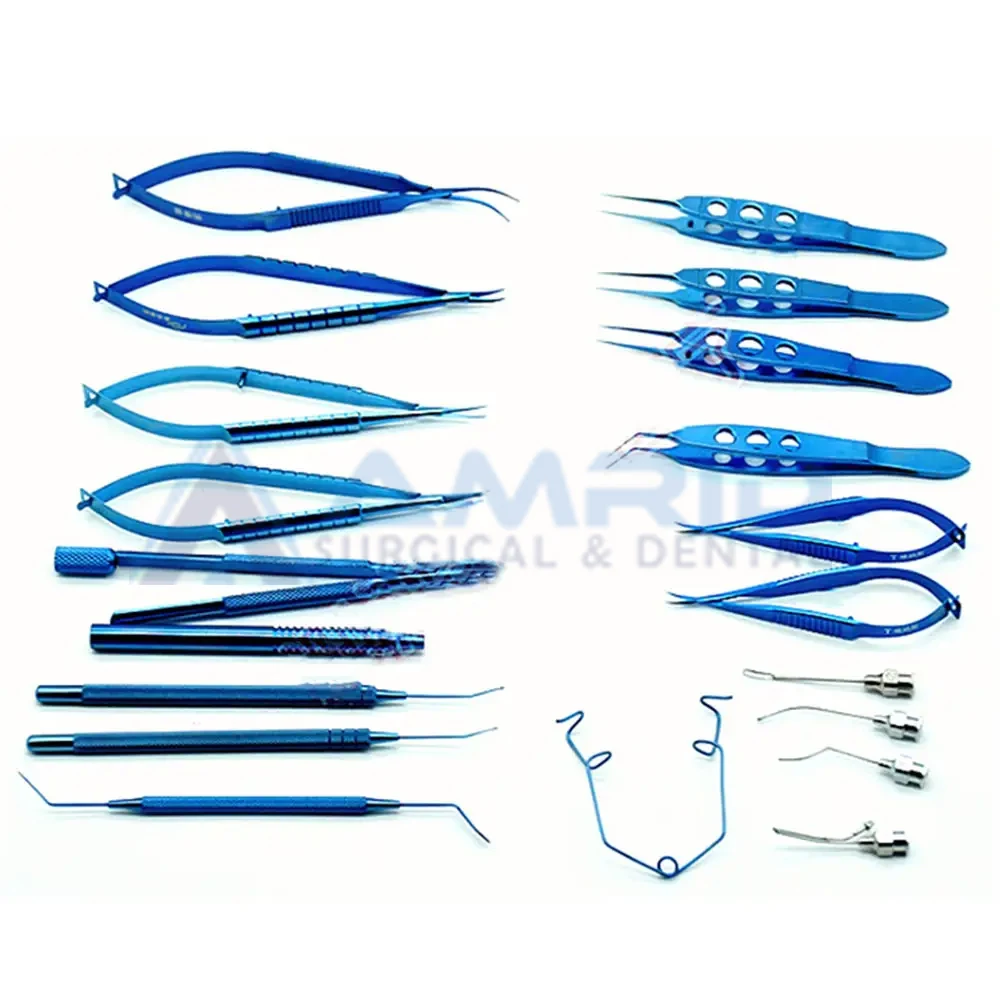 Hot Selling Cataract Eye Surgery Kit Instruments Set By AMRID SURGICAL