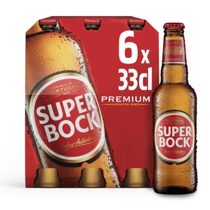 Bulk Sale Super Bock 6 Pack Bottles
