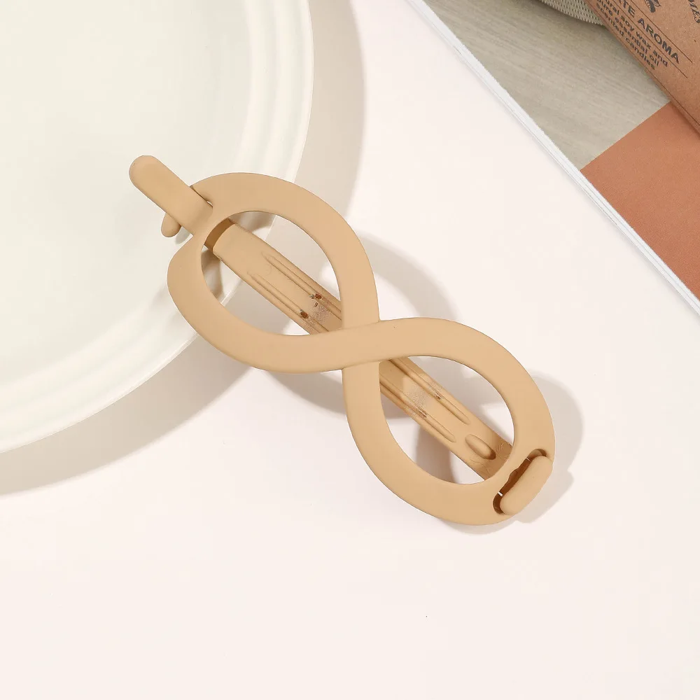 French Small  Concord Curved Hair Claw Clips Side Slid Flat Hair Clips No Slip Strong Hold Duck Clips Hair Accessories for Women