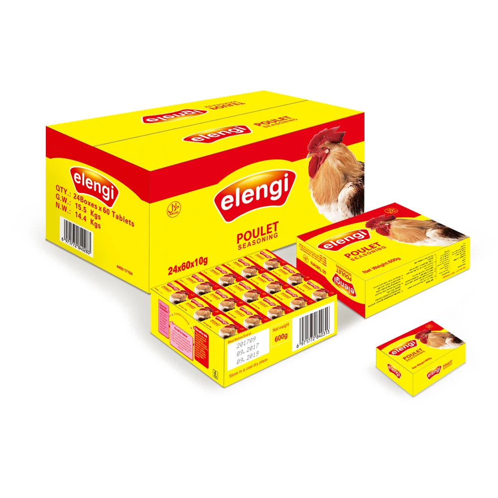 10g Beef Seasoning High Quality Seasoning Cube Chicken Seasoning Condiment