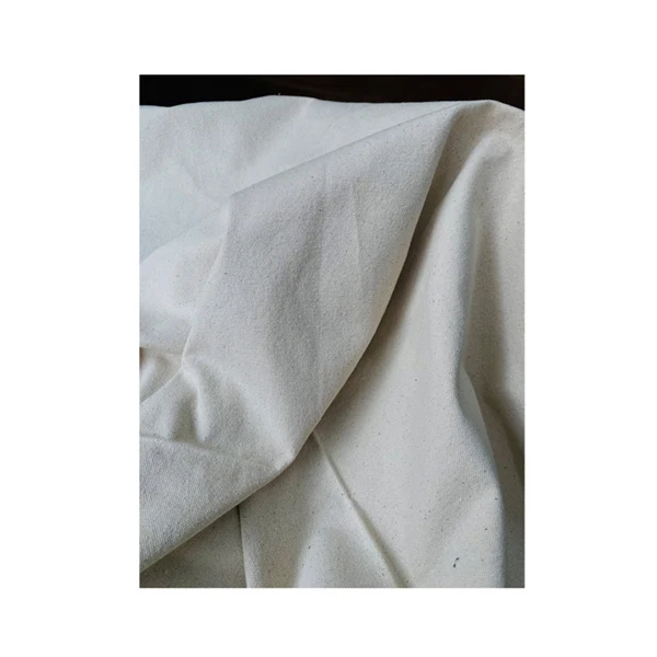 Wholesale Best Buy 10 Ounce Organic Cotton Canvas Fabric Premium Quality Recyclable Textile Raw Material from India Use Lining