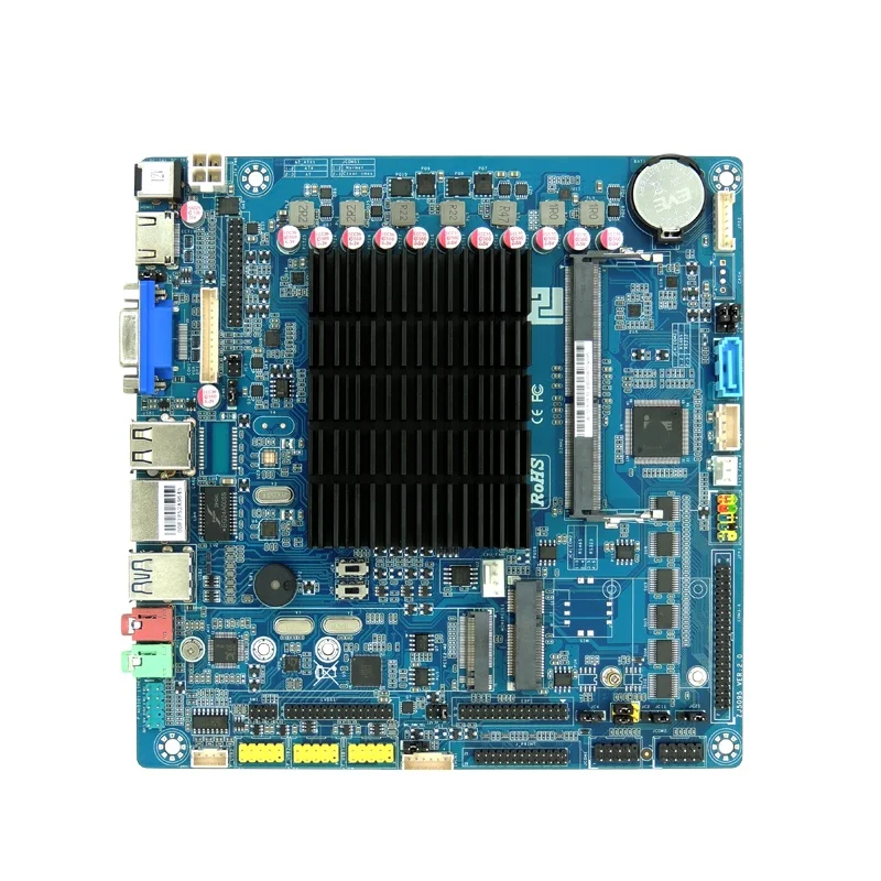 New N5105 quad-core Thin ITX motherboard with cash register mini computer all-in-one computer EDP dual output 6COM