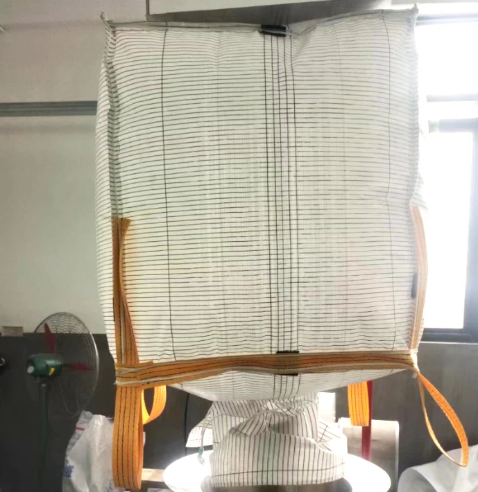 1 Ton Conductive Big Bag 90x90x110cm PP Bulk Bags Automatic Unloading