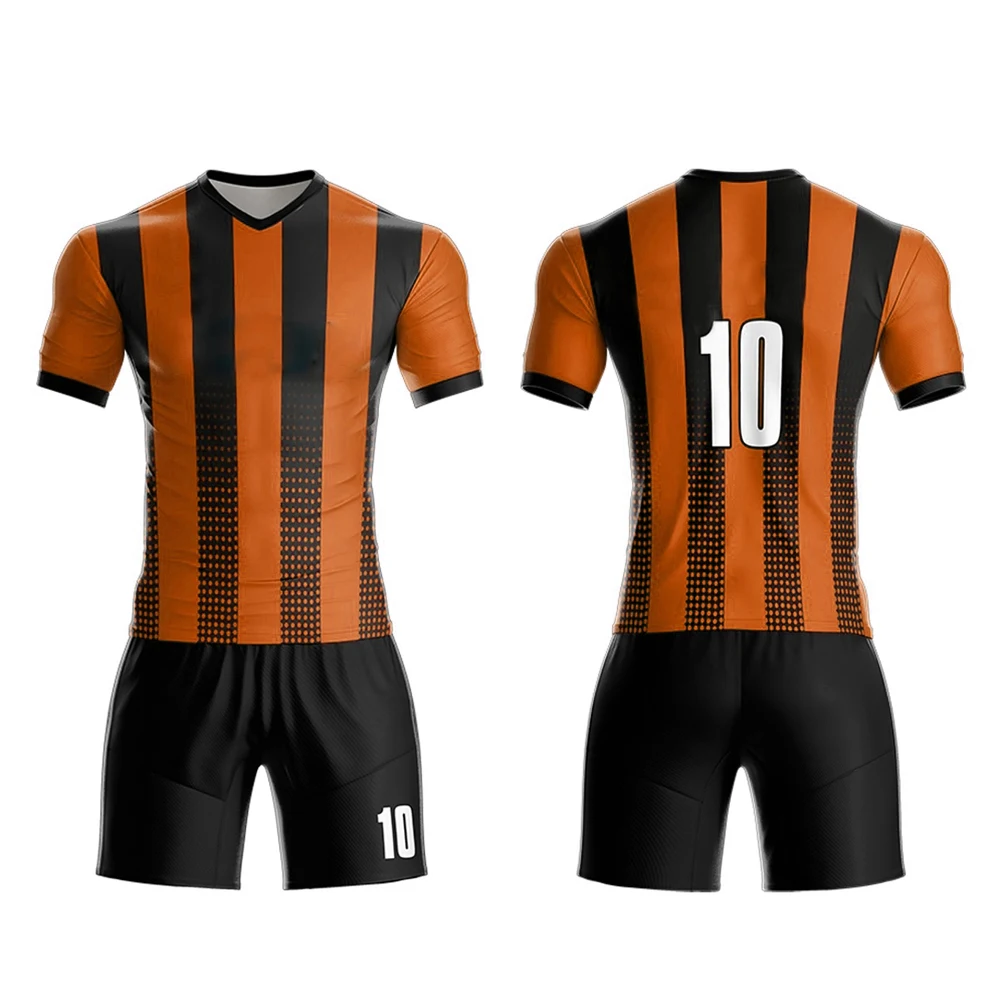 Soccer Jersey Sports Sublimation Training Soccer wear Uniforms barcelona-Short set Number Logo Soccer Jersey