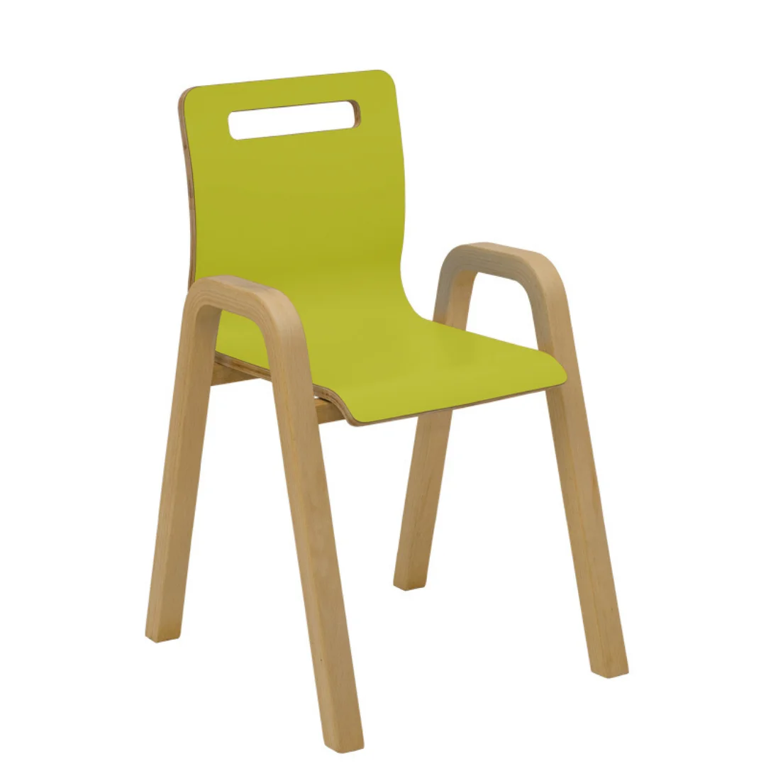 Montessori Wooden Chair for Kindergarten High Quality Wholesale Chair for Kids Kindergarten Made in Turkey EN71-3 Minimalistic