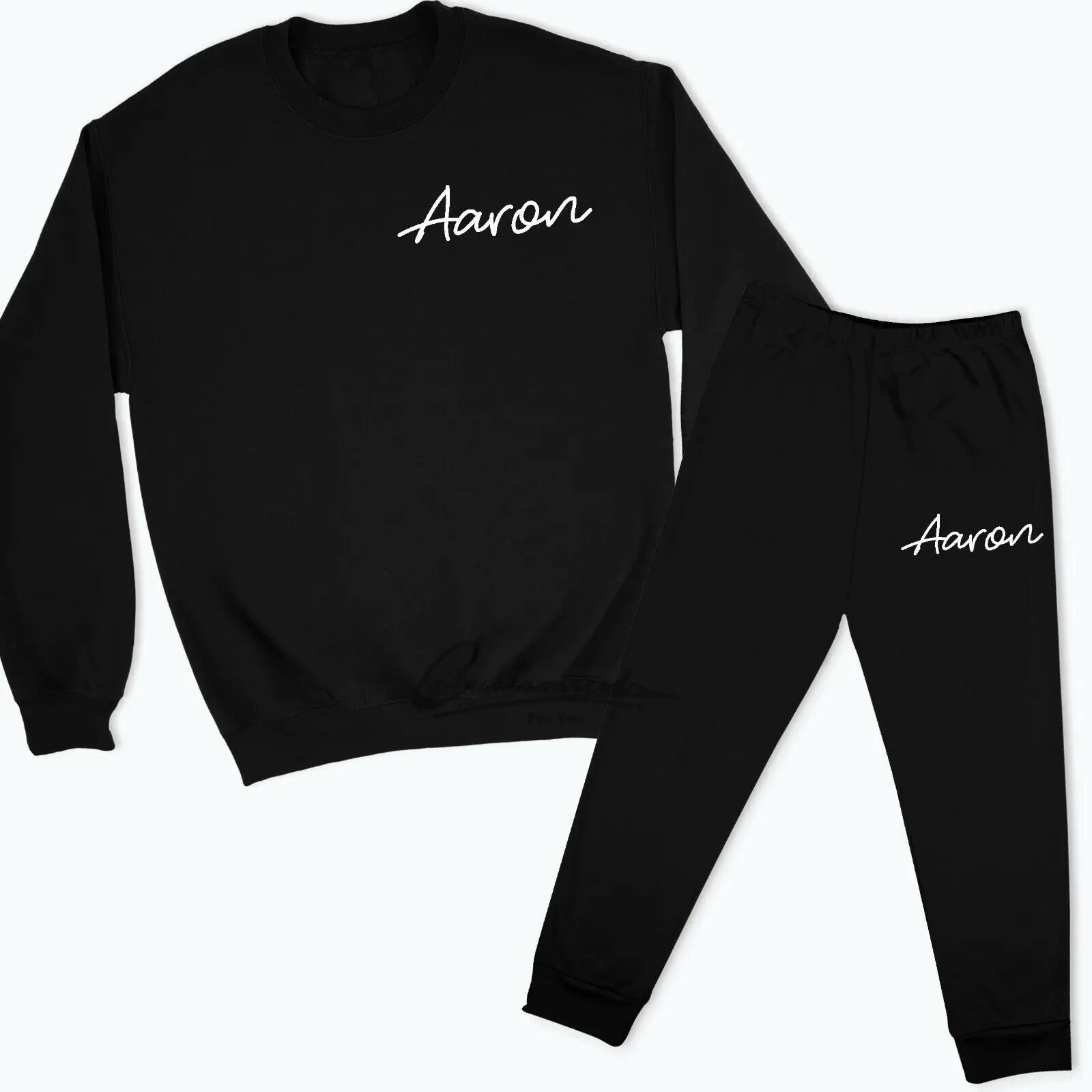 Personalised Name Tracksuit Kids Lounge Wear Children Toddler Boys Girls 2022