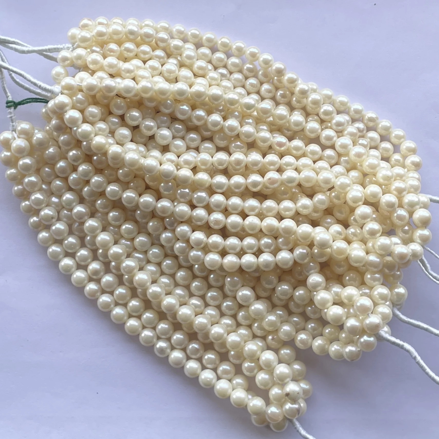 7mm Natural White Yellow Color Freshwater Pearl Stone Round Beads Strands Strings from Manufacturer Online India Alibaba 2024