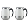 Hot Sale Favourable Price Automatic Pink Stainless Steel Self Wholesale Stirring Mug Cup