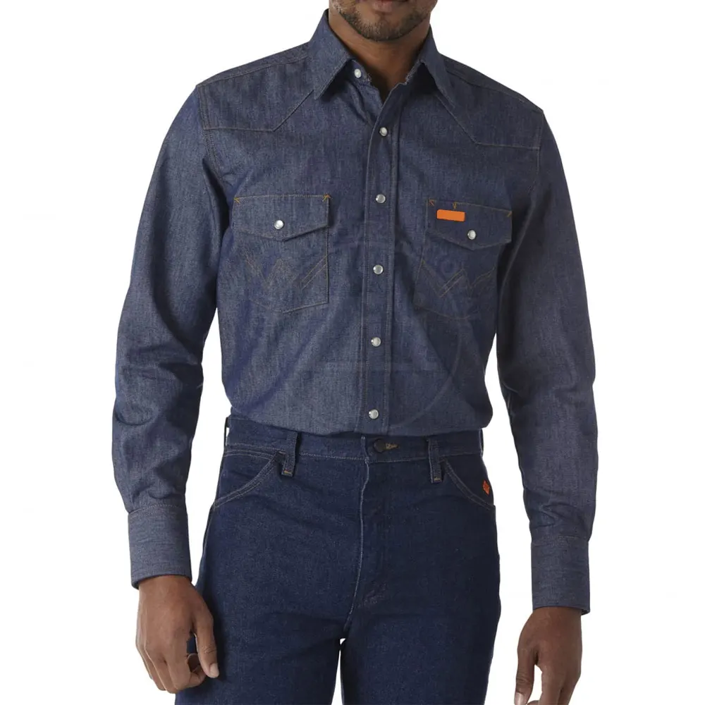Safety Wear Welding FR Shirts  Cotton Made Men Welding FR Shirts Street Wear Welding FR Shirts