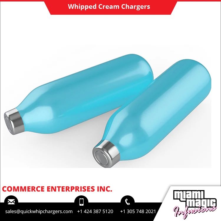 Exceptional Quality Widely Selling 100 Pack 9g Miami Magic Whipped Cream Charger at Low Market Price