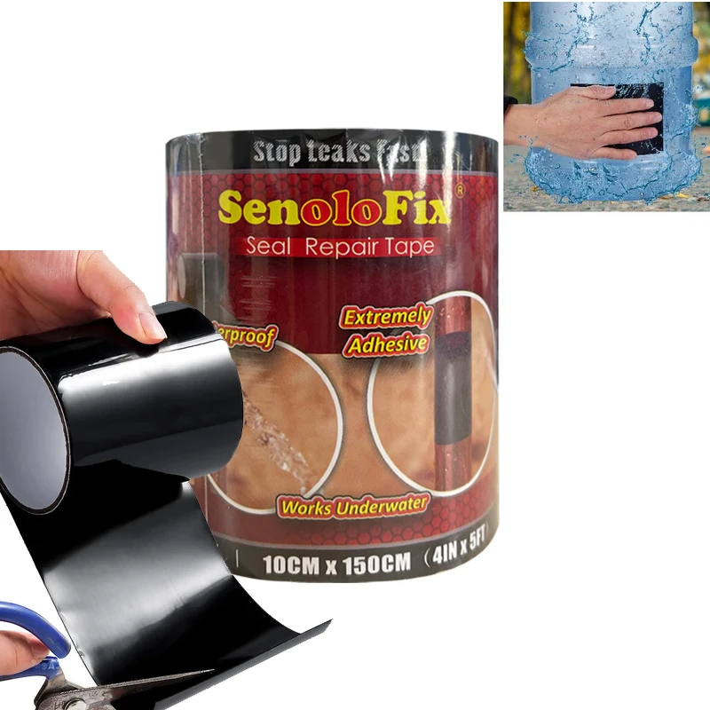 Super sticky waterproof Aluminum Foil tape Butyl  rubber tape leakage sealing repair tape