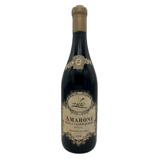 Красное вино высшего итальянского качества Amarone della Valpolicella DOCG Zelos 0 75 LT Premium для розничной торговли