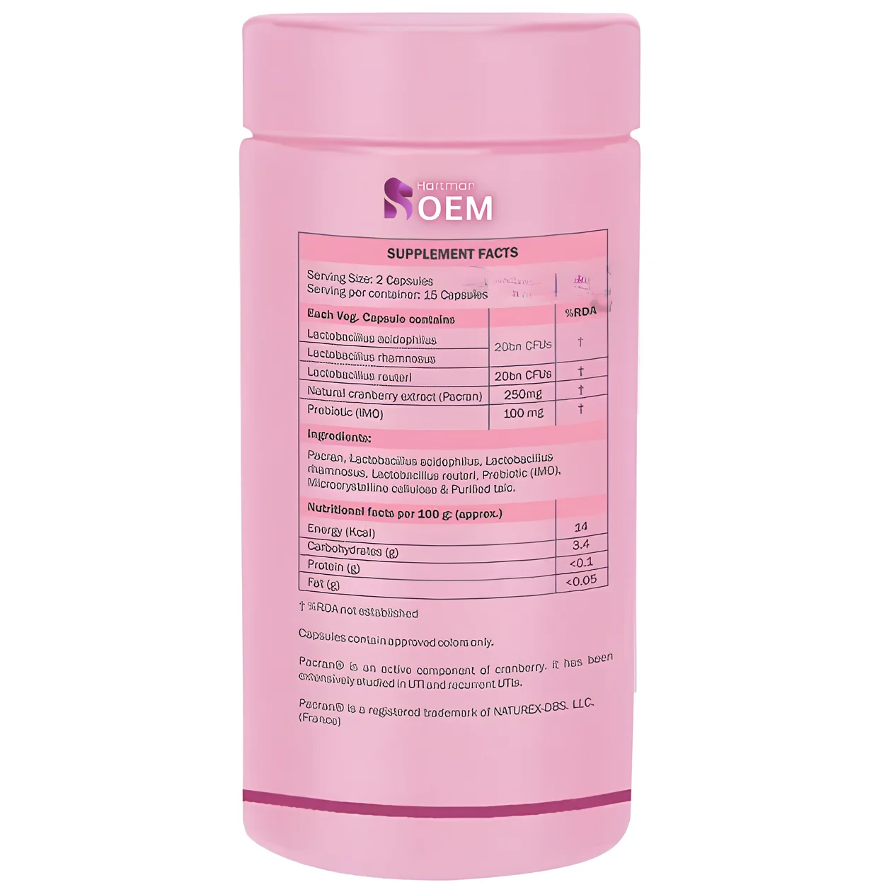OEM частные Женские Pro биотические капсулы пребиотические Lactobacillus acidphillus специально для женщин полезные здоровья влагалища