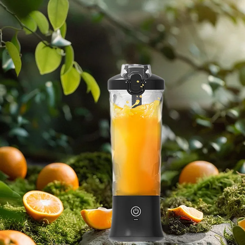 Portable Blender Personal Blender USB Charging 4000 mAh Large Battery 6 Pages Blades Milkshake Smoothie Blender Juicing Cup