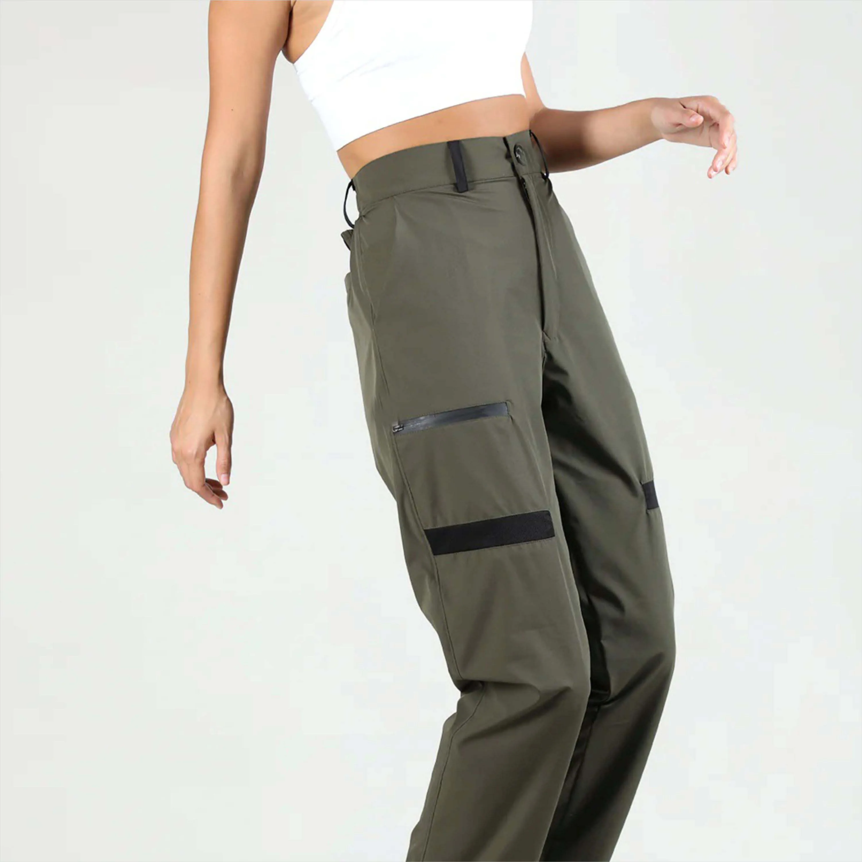 Stylish and Comfortable Women Cargo Pants - Perfect for Casual Wear and Outdoor Activities - High-Quality Fabric