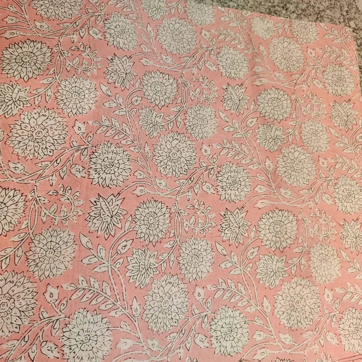 Bohemian Hand Block Printed Cotton Textile Soft and Breathable Cotton Fabric Block Printed Cotton Material for Crafts Bulk order