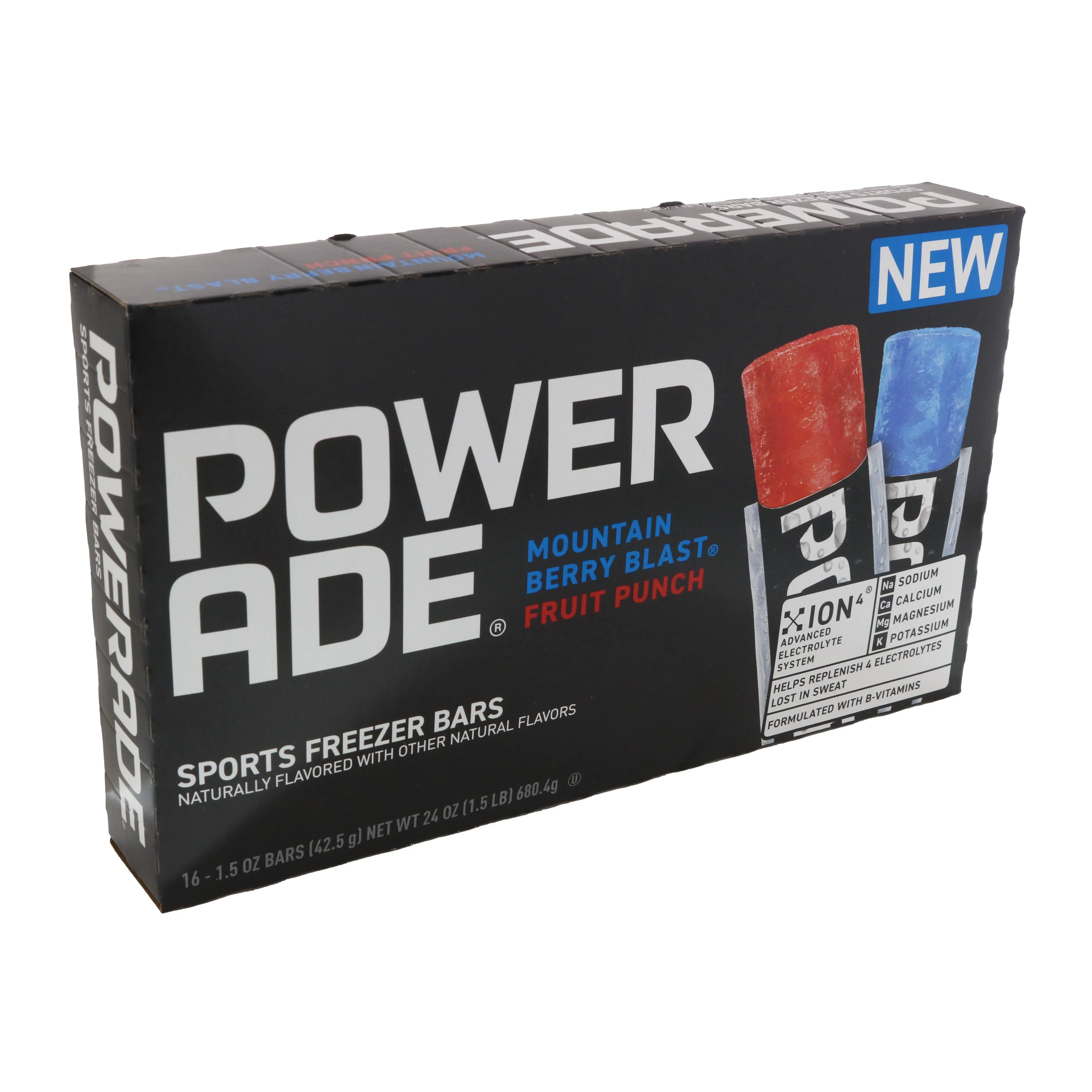 POWERADE Sports Freezer Bars with Electrolytes B Vitamins, 96 Count (2 oz)  for sale