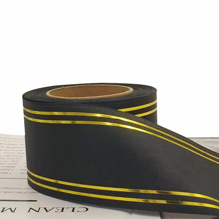 Gold Wire Edge Ribbon gift packaging ribbons for Christmas Spring Decoration Gift Package