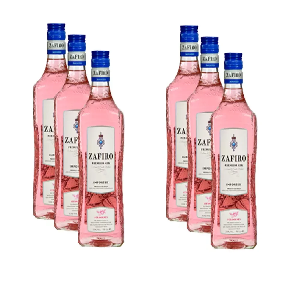 Алкоголь объемом средней интенсивности, высококачественный ароматный 37.5% клубничный джин для смешивания коктейлей