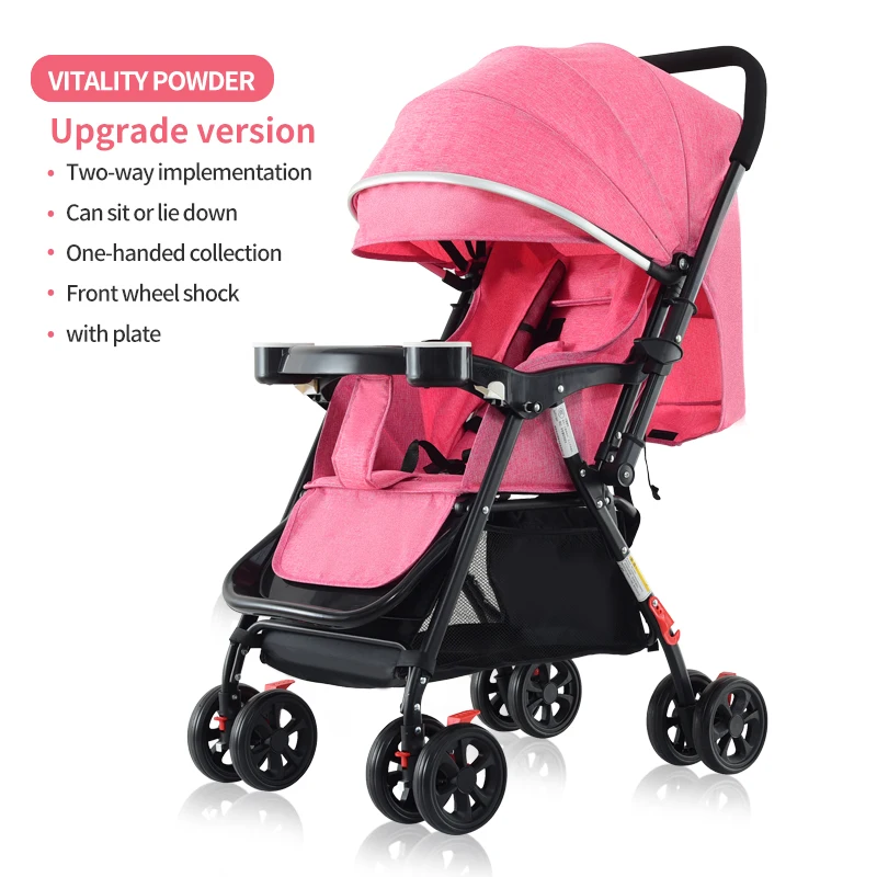 Aluminium light weight customized babi buggi baby carriage foldable stroller baby pram retail