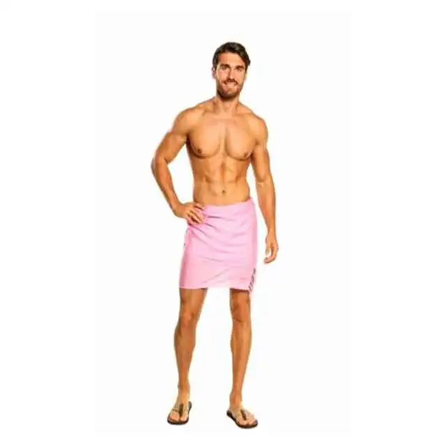 New Fashionable Pink  Tribal Solid color Sarong Bali Sarong Pareo Samoan Mens Mini Lavalava Ethnic Clothing Tupenu Tonga