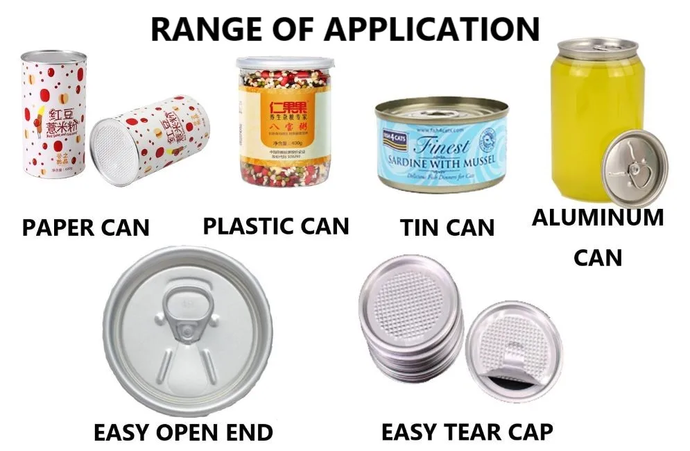 Hot Sale CE Automatic Aluminum Can Seamer Tuna Sardin Coffee Tin Can Sealing Machine Beverage Bottle Sealer