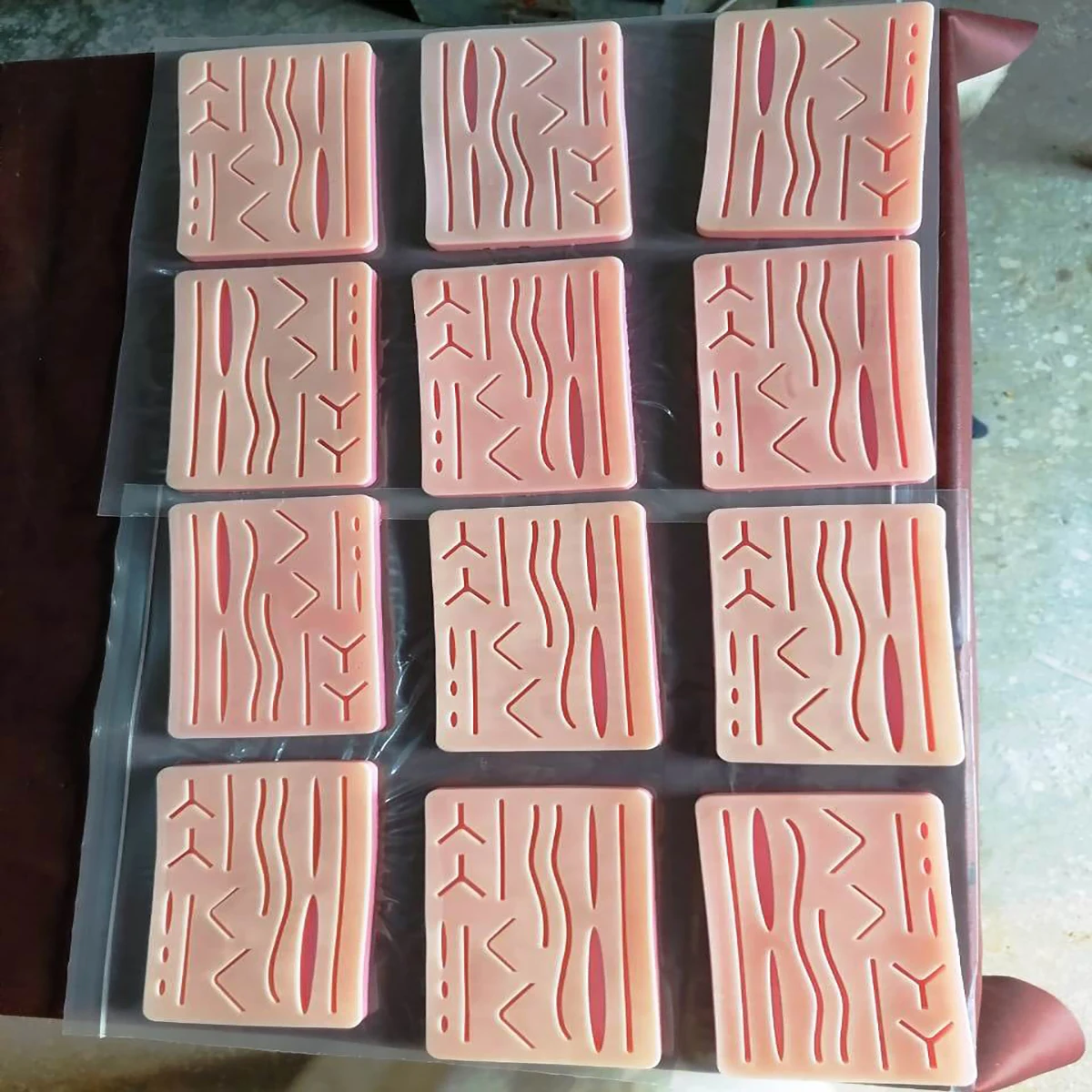 Surgical Suture Pad Practice Kit Skin Suture Pad Practice Module Suture Instruments Students Kit