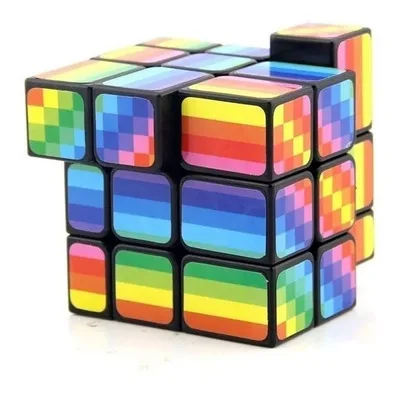 Hot Selling Interactive Rainbow Color Fast Learning Brain Racing Education Digital Magic Block Game