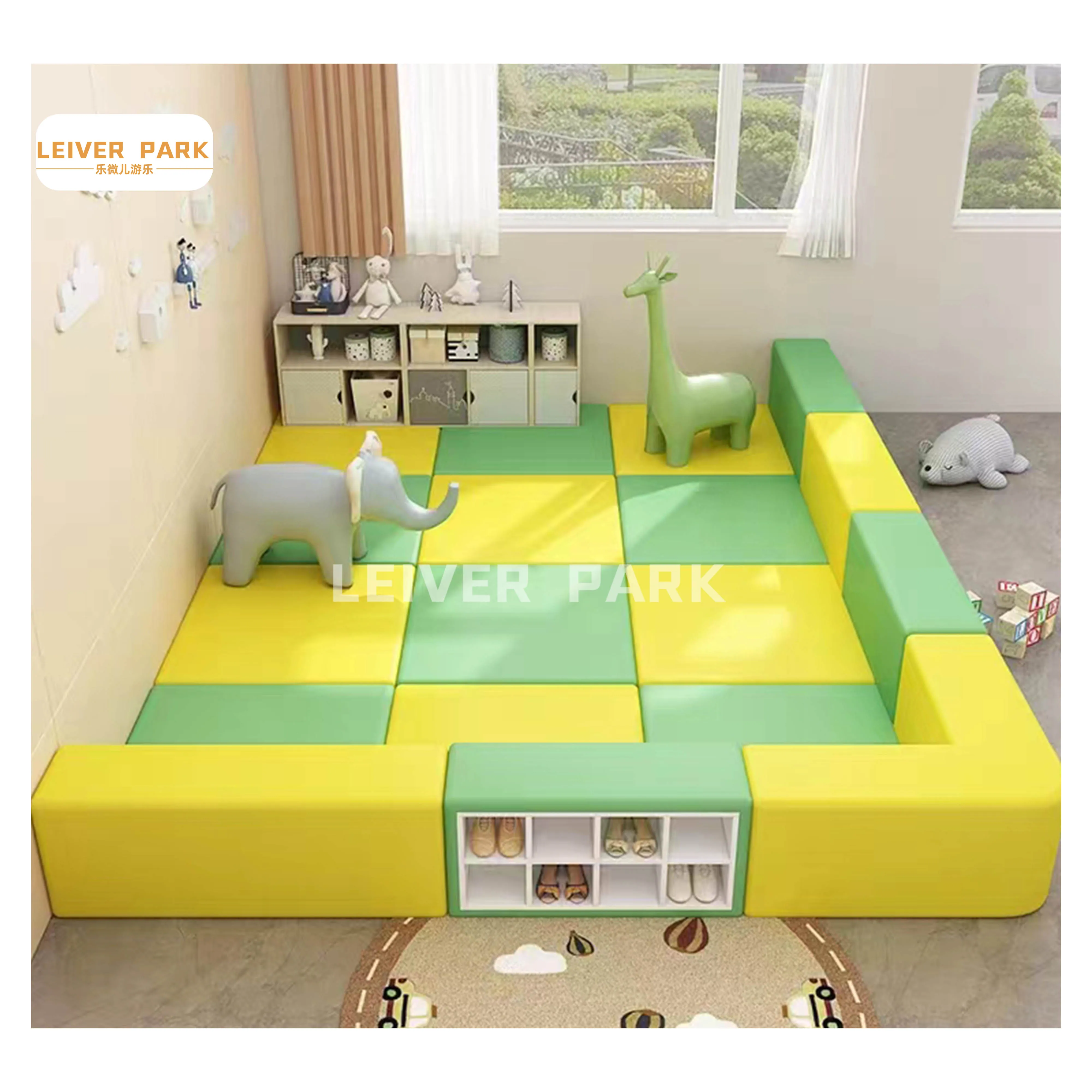 Indoor Children Playground For Home School Amusement Park Foam and Plastic Cushioned Play Area Soft Play