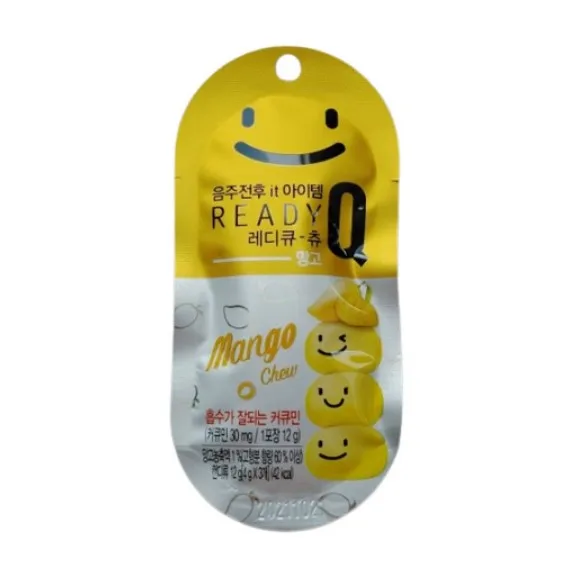 Ready Q Mango solve Hangover Jelly candy Contains curcumin and terracumin portable Korean Food Ready-Q Chuu