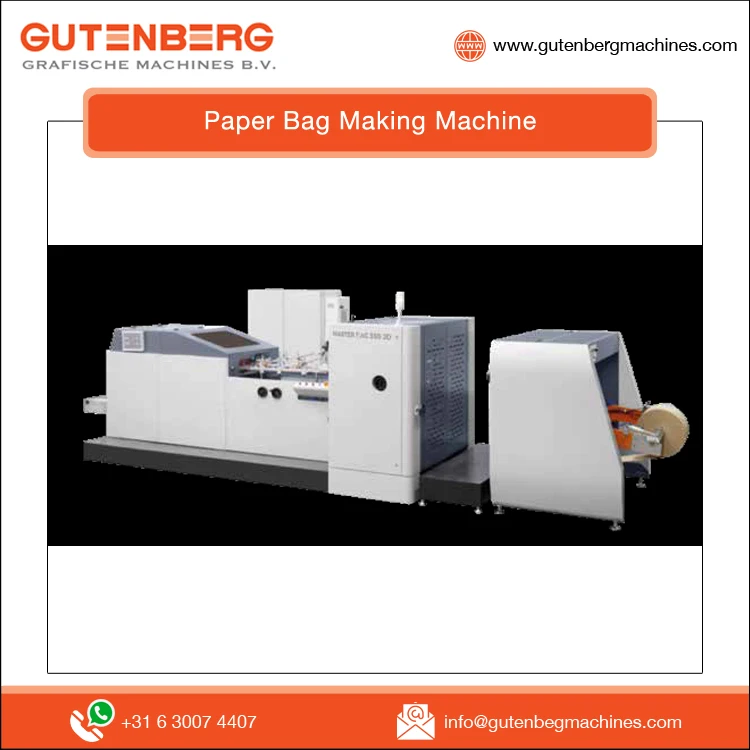 Automatic Grade Multifunctional 720pcs/min Bag Speed Shopping Bags Paper Bag Making Machines from Netherlands Origin