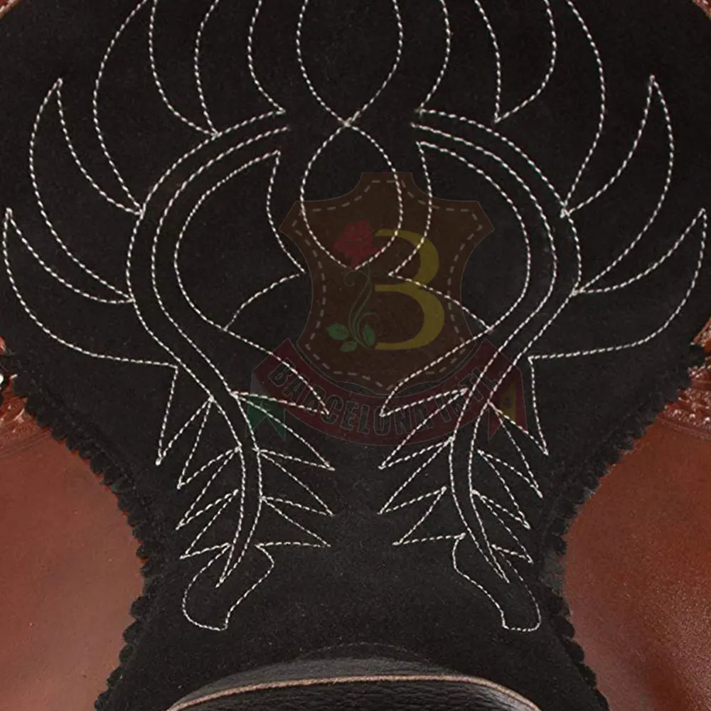 Wholesale Price Western Style Leather Horse Saddle Pad for Equestrian Horse Riding for Western Saddle