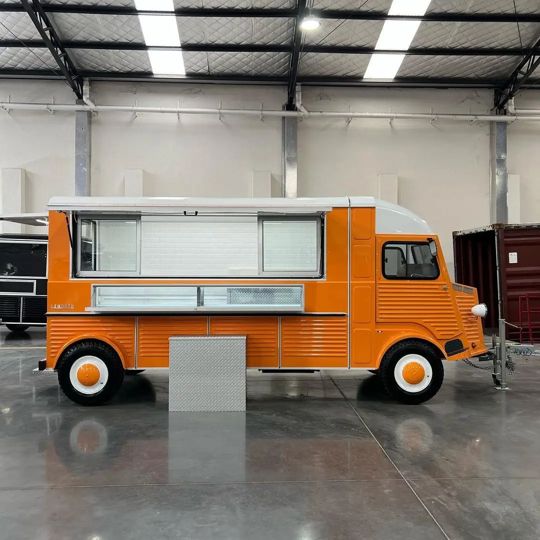 New Design Mobile Food Truck for Sale with Chinese Full Kitchen United States Street Cart Concession Trailer