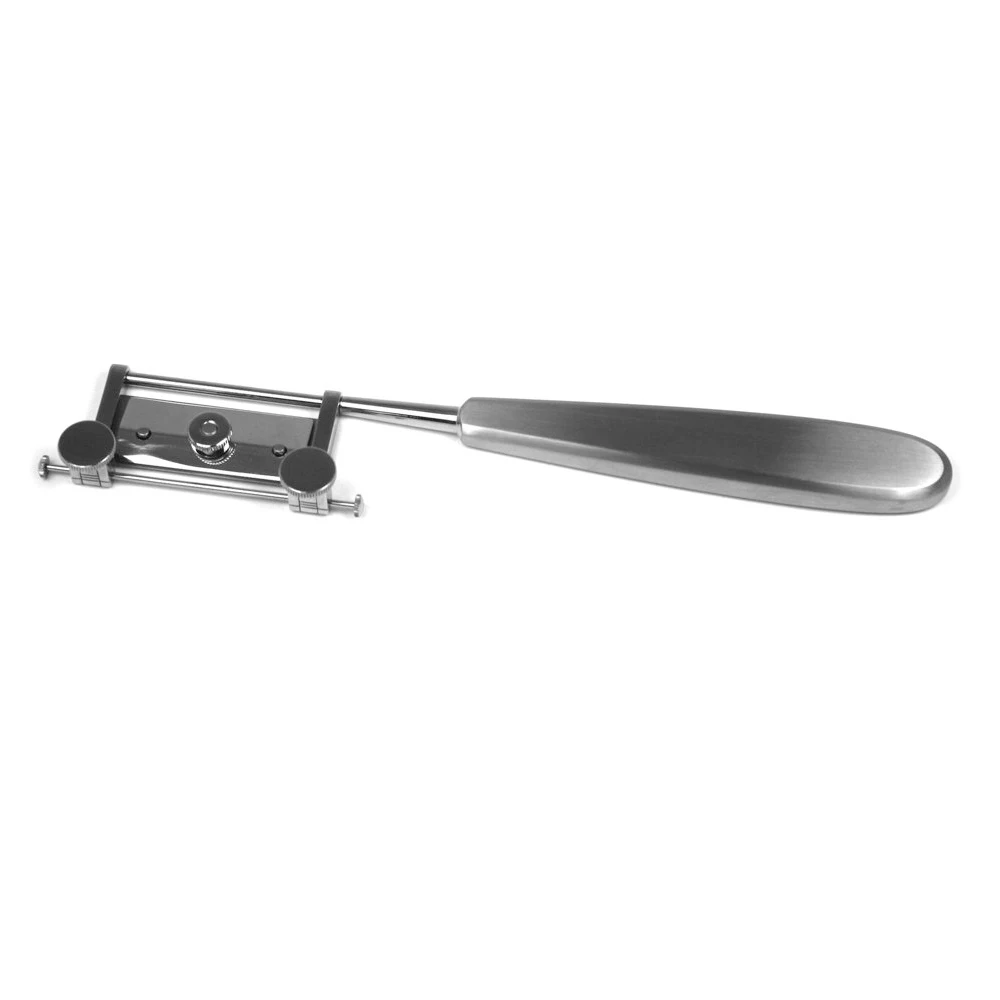 Medical Surgical Adjustable Dermatome Silver Skin Graft Knife With Blades 19 Cm Packed Wooden Box Tonsil & Cartilage Knives ISO