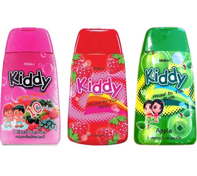 Детские товары для ванны детский гель душа 2 в 1 клубника 200 мл x 64 шт.