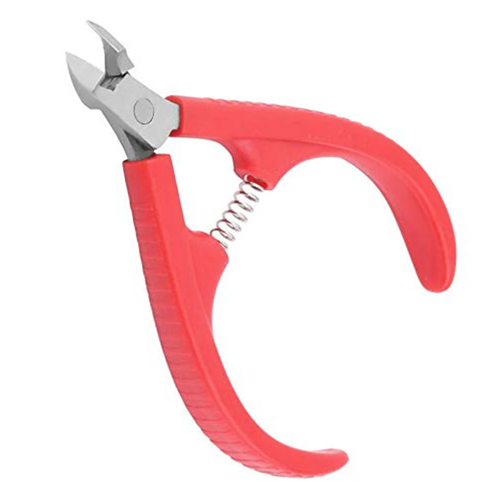 Plastic Handle Nail Nippers For Ingrown Toe Nail Cuticle Nippers For Beauty Beauty Care Manicure Nippers