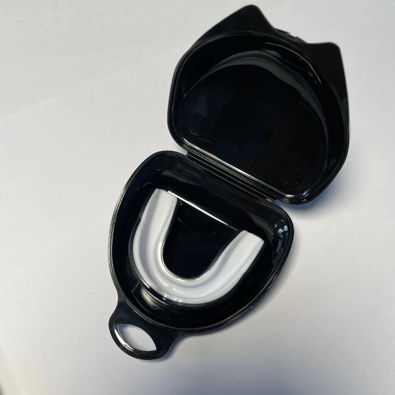 Black white boxeo protector bucal mouth guard manufacture custom gum shield For Muaythai Training Dental Tooth