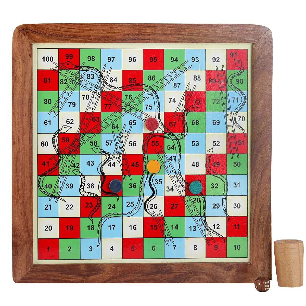 Professional Manufactures Factory Direct Sale Wooden Ludo Board Game Indoor Board Game For Kids and Adult