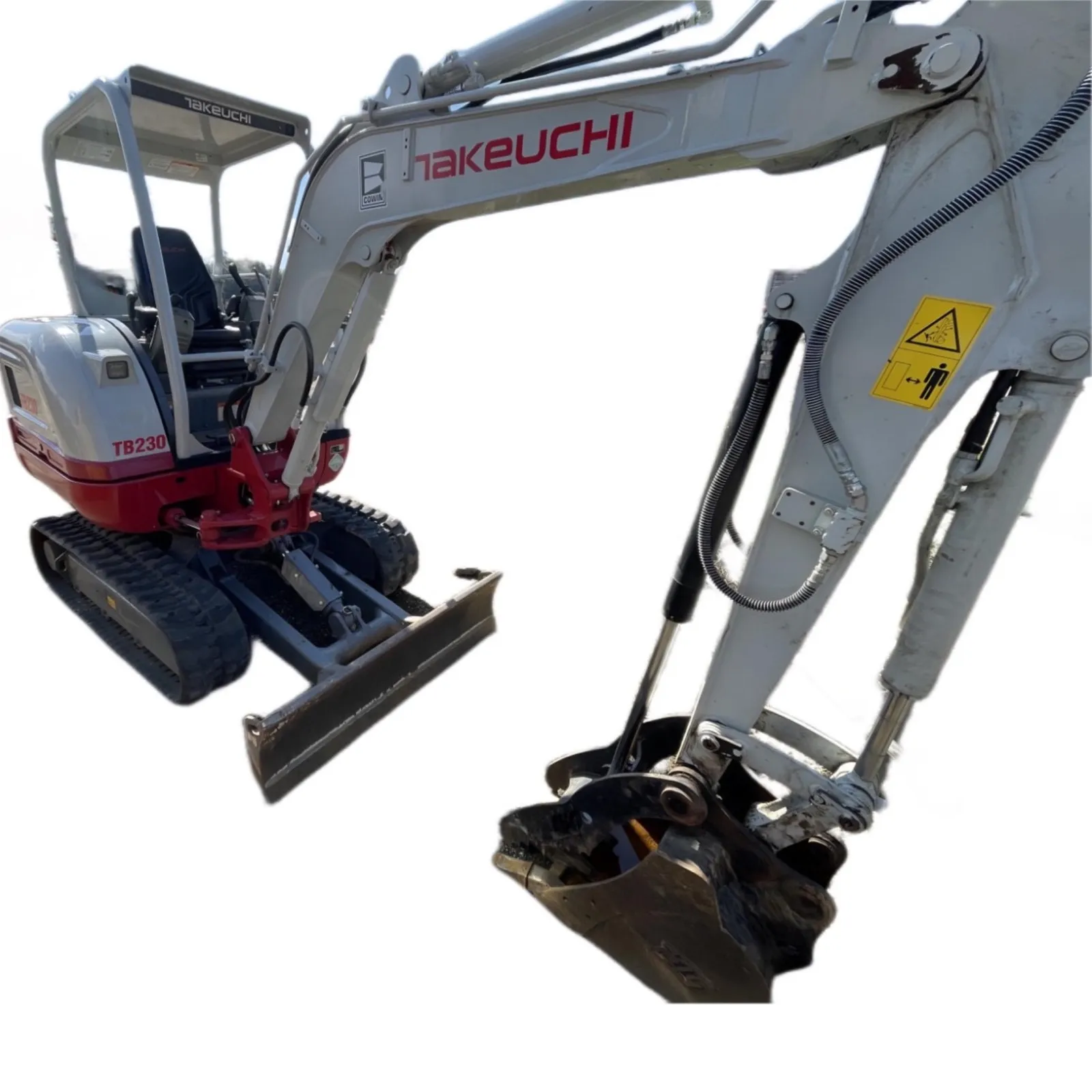 Fairly Used Mini Crawler Excavator 2021 Takeuchi TB230 Original Low Price Earth Digger Machine Second Hand Excavator For Sale