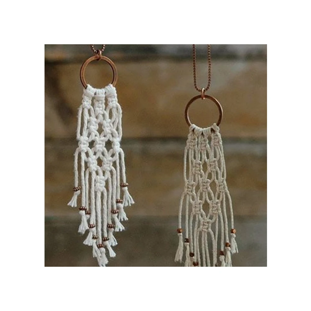 2022 Latest Design Macrame Boho Style Cotton Handmade Fancy Macrame Jewellery with Best Price